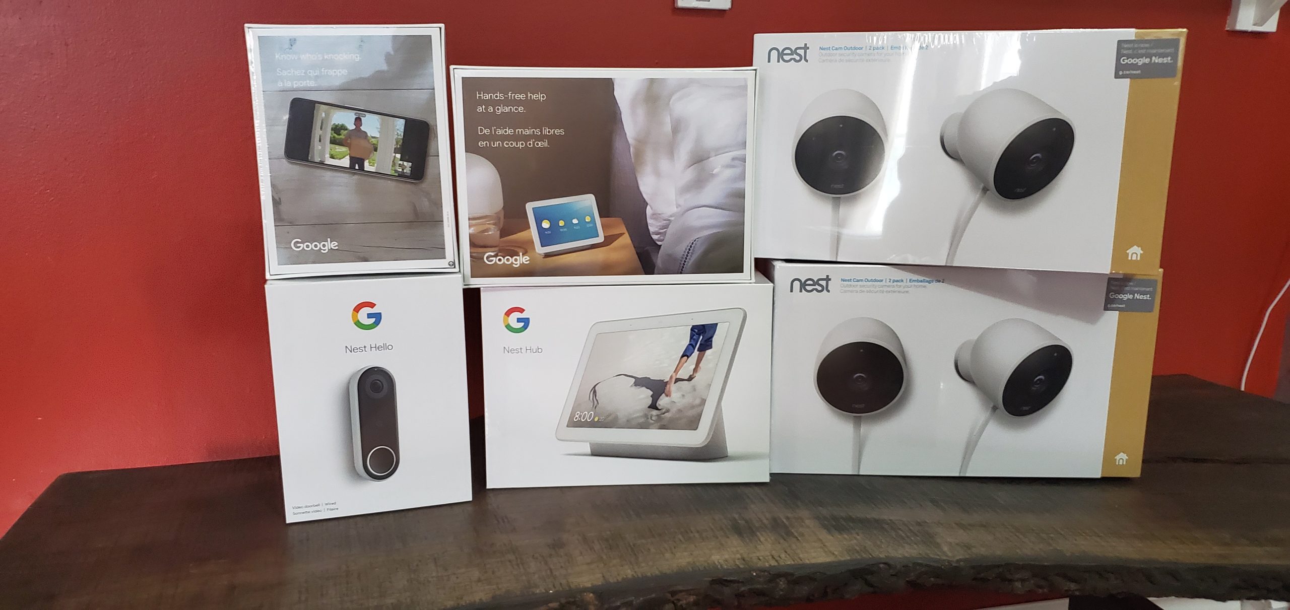 Security cameras and smart-device equipment